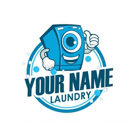 Premium Vector | Laundry logo design | Laundry logo, Logo design ...