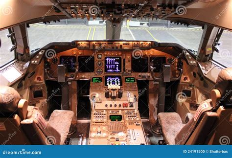 Jet Cockpit Stock Photo - Image: 24191500