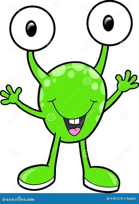 Cute Alien Invasion Cartoon Vector | CartoonDealer.com #41112357