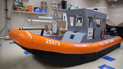 Coast Guard replica boat competing in cardboard boat race | wzzm13.com