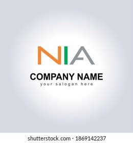 Letter Nia Logo Vector Design Illustration Stock Vector (Royalty Free ...