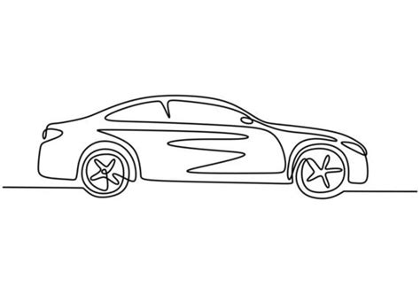 Car Line Drawing Vector Art, Icons, and Graphics for Free Download