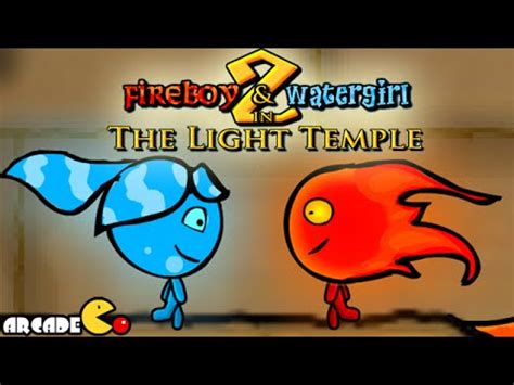 Fireboy And Watergirl - The Light Temple Walkthrough All Levels - YouTube