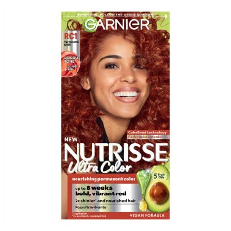 Garnier Nutrisse Ultra Color RC1 Med Copper Red Permanent Hair Color ...