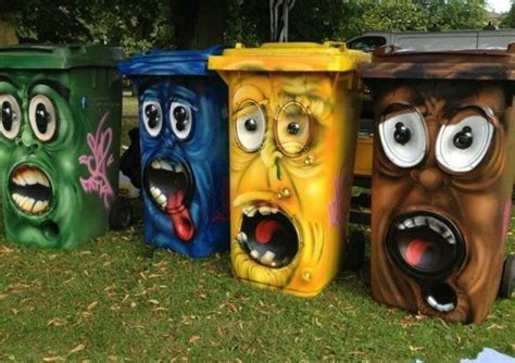 Ten Unusual Wheelie Bin Stickers and Designs