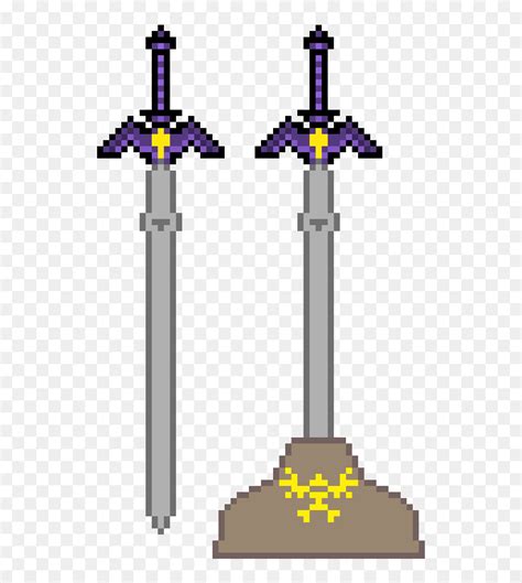 Sword , Png Download - Link's Master Sword Pixel Art, Transparent Png - vhv