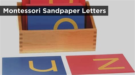 Montessori Sandpaper Letters | Hudson Montessori School Blog