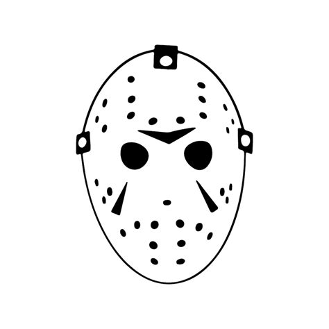 Jason Voorhees, Friday the 13th Digital Cut File Scary Movie Halloween ...