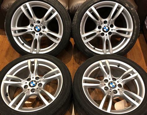 BMW 3 series F30 M Sport 18 inch Alloy Wheels 5 x 120 Genuine Staggered ...