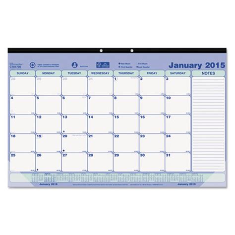 Monthly Desk Pad Calendar | Ultimate Office