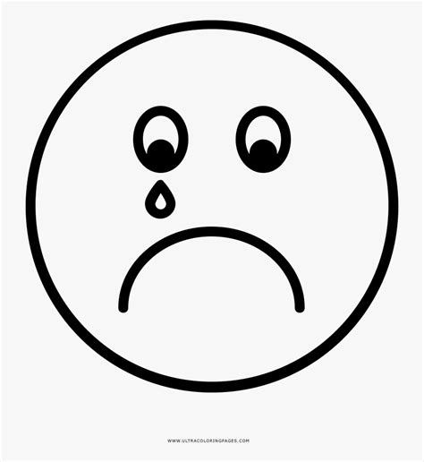 Happy And Sad Face Coloring Page