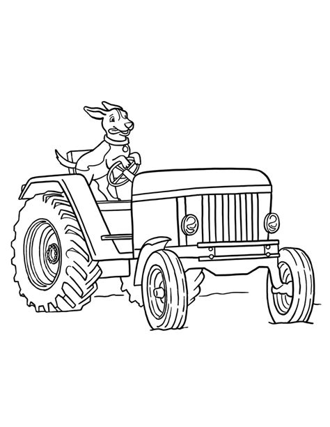 Tractor Coloring Pages Printable - Printable Word Searches