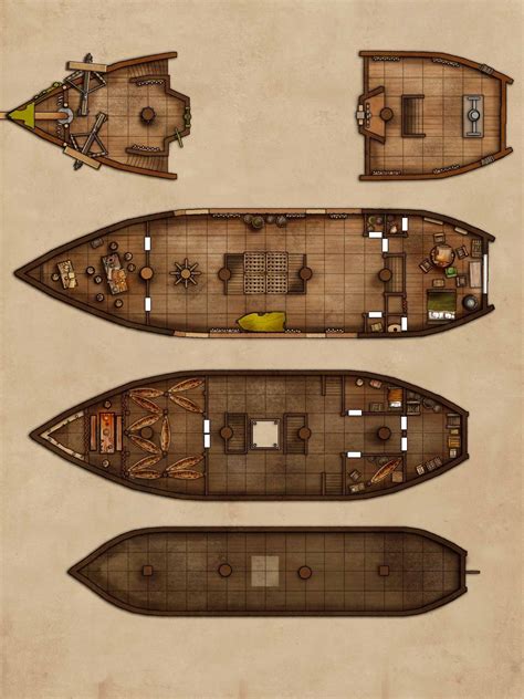 17 Dnd Ship Map | Fantasy map, Ship map, Tabletop rpg maps