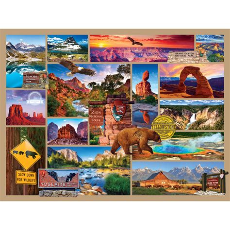 National Parks 1000 Piece Jigsaw Puzzle | Bits and Pieces