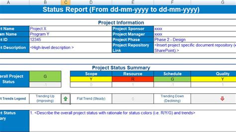 5+ Project Status Report Template | Template Business PSD, Excel, Word, PDF