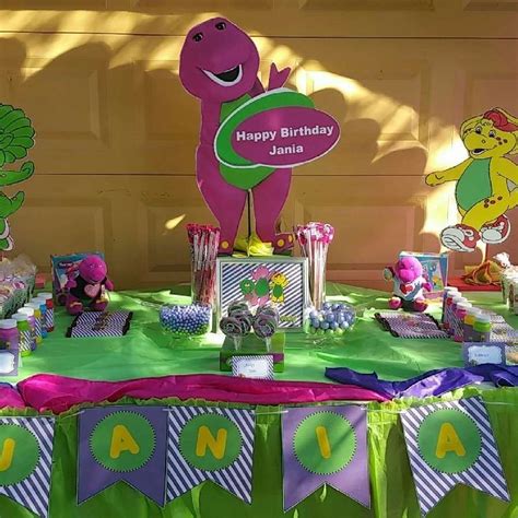 barney Birthday Party Ideas | Photo 1 of 8 | Barney birthday, Barney ...