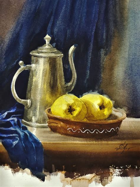 Still Life Watercolor-I - Still Life Water Painting | World Art Community