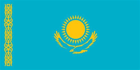 Kazakhstan flag vector - country flags