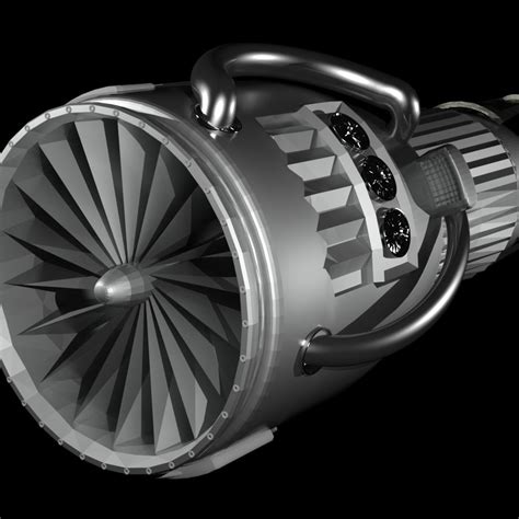 Custom Jet Engine Design | CGTrader