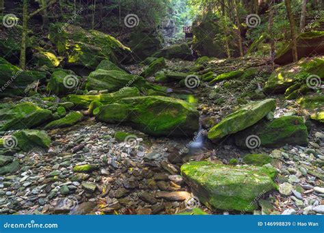 The Charming Summer Scenery of Wudang Mountain in China Stock Image ...