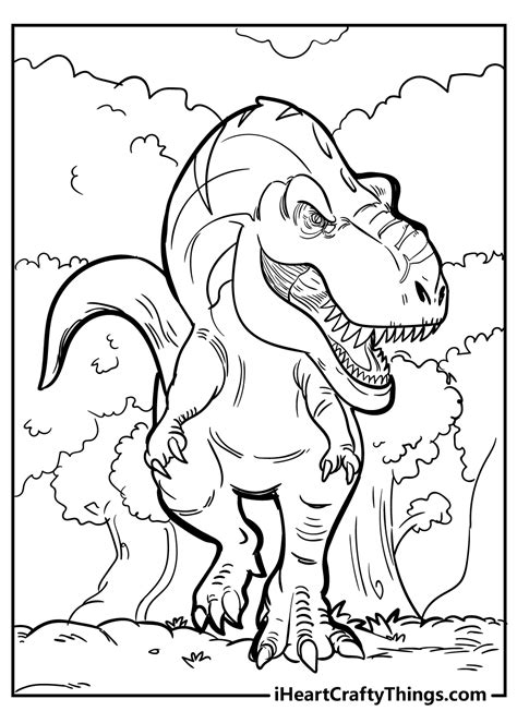 Tyrannosaurus Coloring Page Dinosaur Coloring Pages | Images and Photos ...