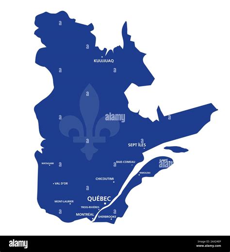 Map of sherbrooke quebec hi-res stock photography and images - Alamy