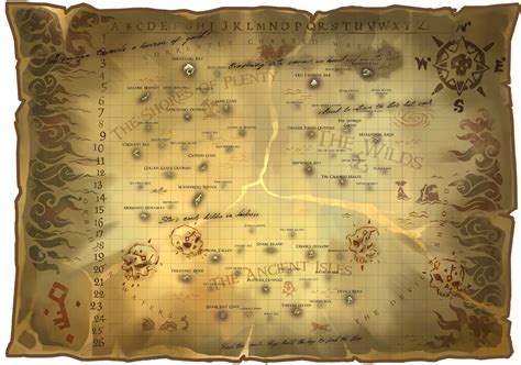 Printable Sea Of Thieves Map