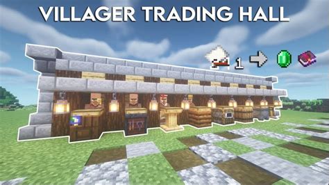 Easy Villager Trading Hall Tutorial in Minecraft 1.19 Unlimited Emerald ...