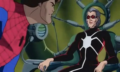 Spider-Man and Madame Web from the animated series