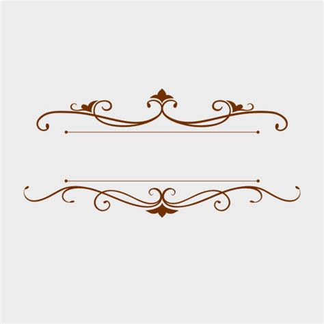 Decorative Text Label Vector | FreeVectors