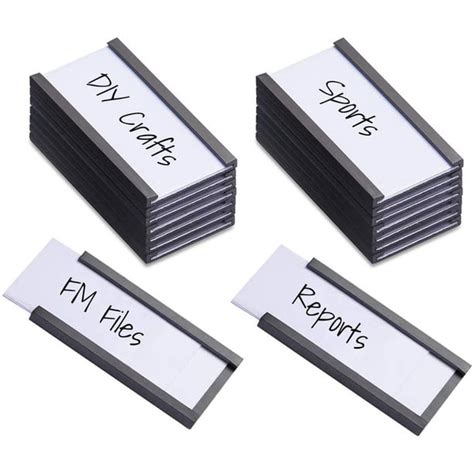 Magnetic Shelf Label Data Card Holders - C Channel - Magnetic Strips ...