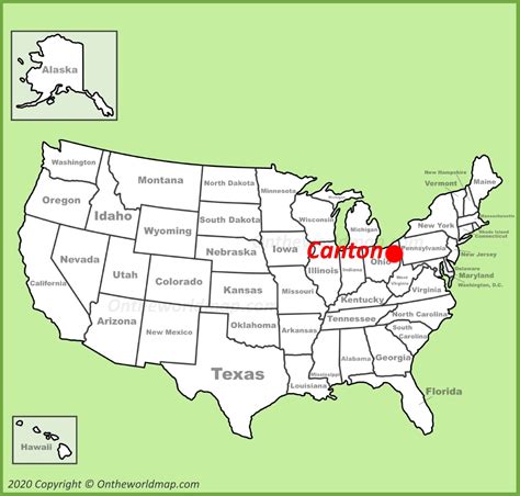 City of Canton Map | Ohio, U.S. | Discover Canton with Detailed Maps