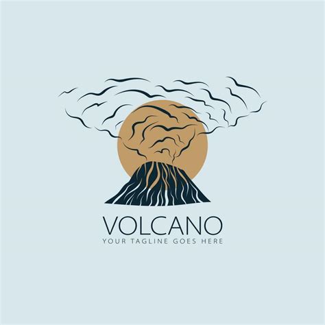 Volcano Logo vector 36382905 Vector Art at Vecteezy