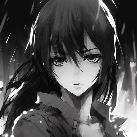 Famous black and white pfp female anime - Top Black And White PFP Anime ...