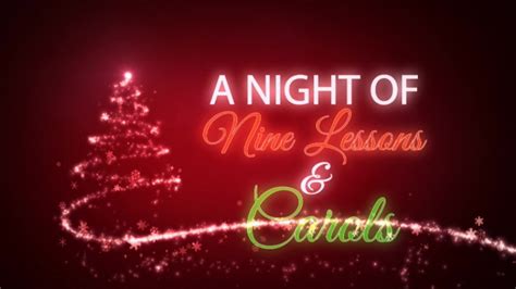 CAROLS NIGHT : | A NIGHT OF NINE LESSONS AND CAROLS | By Pan African ...