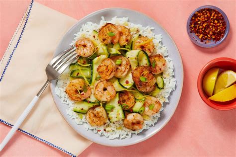 Shrimp and Zucchini Ribbons Recipe | HelloFresh | Recipe | Recipes ...