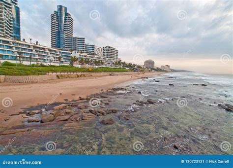 Beachfront Scene Umhlanga Rocks Durban South Africa Stock Image - Image ...