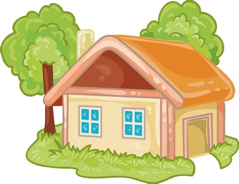 Download House Cartoon Cabin Log PNG File HD Clipart PNG Free ...