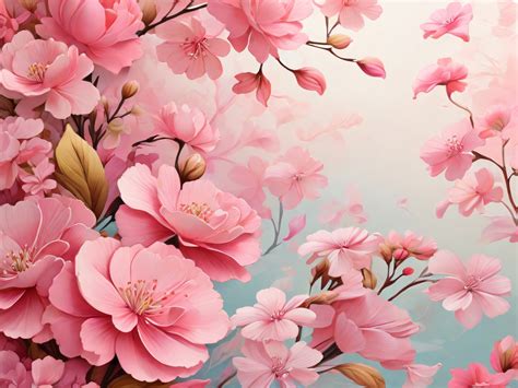 Pink Floral Background Free Stock Photo - Public Domain Pictures