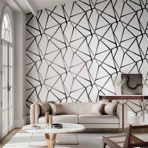 Sumi Wide Width Pearl/Charcoal Wallpaper | Harlequin by Sanderson Design