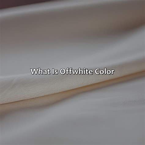 What Is Off White Color - colorscombo.com