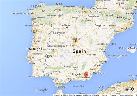 Almeria on Map of Spain - World Easy Guides