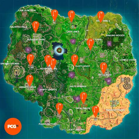 All Fortnite Streetlight Spotlights locations: where to dance under ...