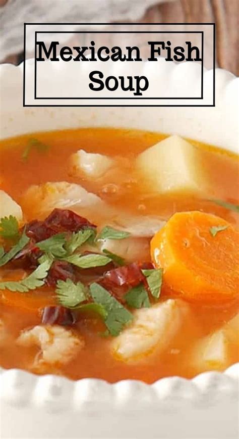 Mexican fish soup – Artofit