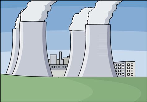 Industry Clipart - nuclear-power-plant - Classroom Clipart