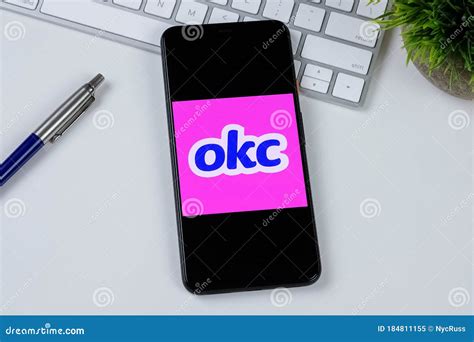 OkCupid App Logo on a Smartphone Screen. Editorial Image - Image of ...