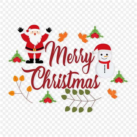 Merry Christmas Calligraphy Vector Art PNG, Creative Merry Christmas ...