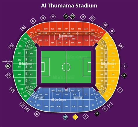 Al Thumama Stadium Seating Plan & Tickets | Seat Compare