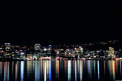 Wellington Night Skyline - Geographic Media