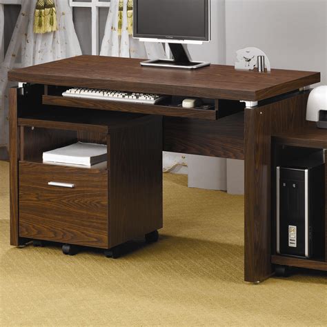 Coaster Furniture Peel 800831 Computer Desk with Keyboard Tray | Del ...